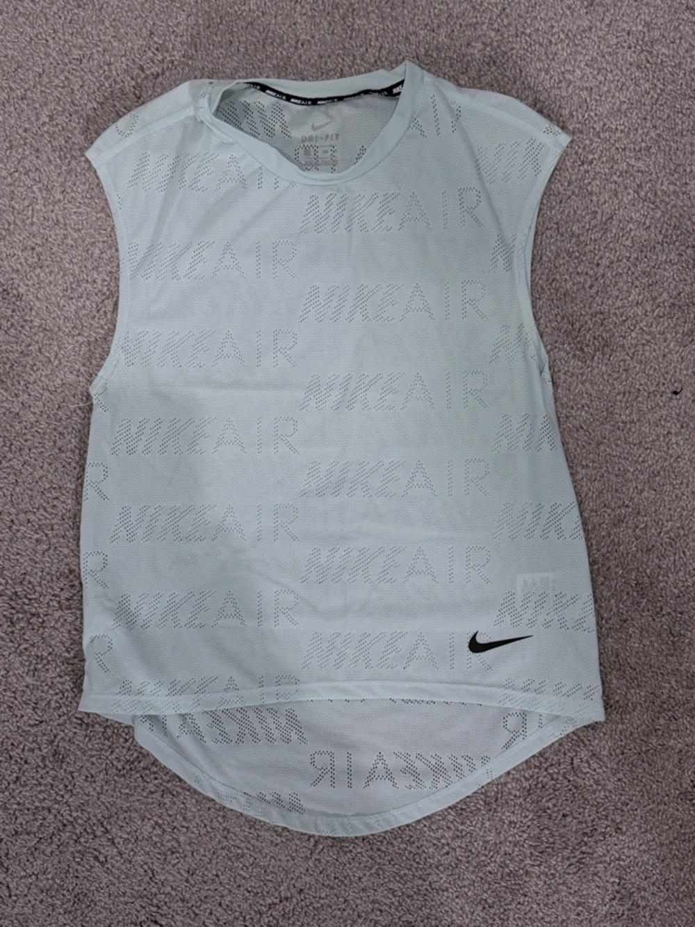 Nike Light Mint Mesh Sleeveless Training Tank